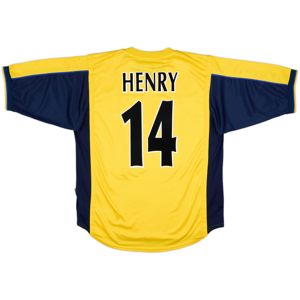 1999-01 Arsenal Away Shirt Henry #14 - 8/10 - (L)