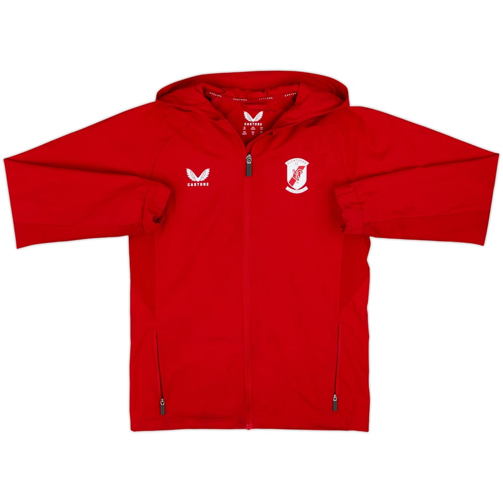 2023-24 Glentoran Castore Hooded Track Jacket - 7/10 - (XL.Boys)