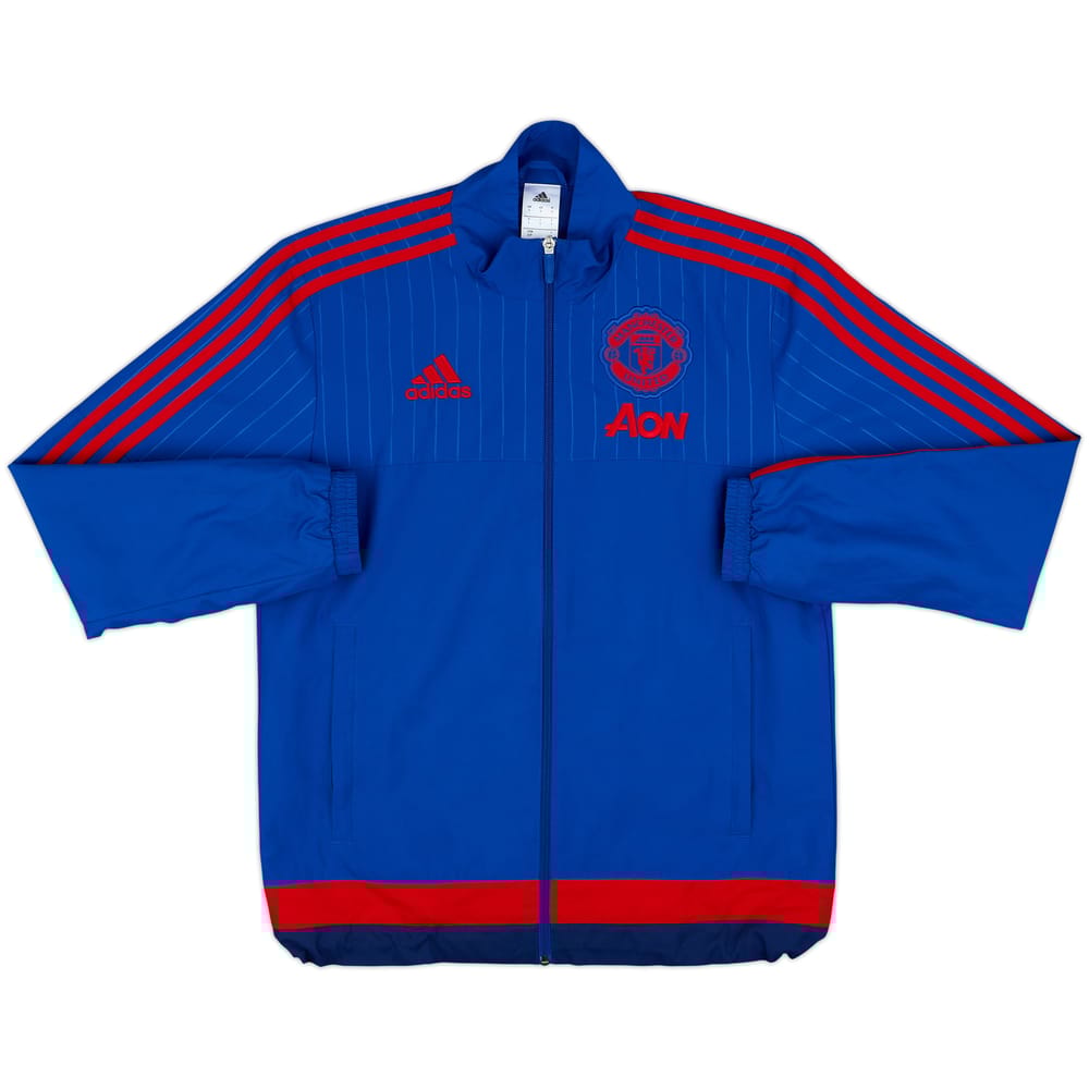 2015-16 Manchester United adidas Track Jacket - 9/10 - (S)