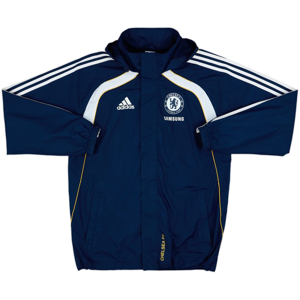 2010-11 Chelsea adidas Hooded Rain Jacket - 8/10 - (M)