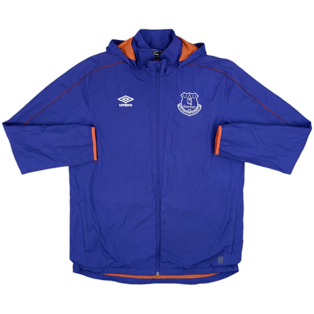 2016-17 Everton Umbro Hooded Rain Jacket - 5/10 - (L)