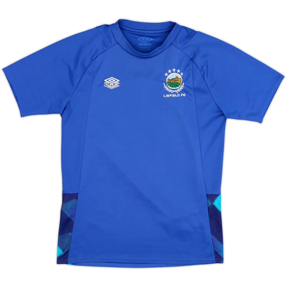 2022-23 Linfield Umbro Training Shirt - 8/10 - (XL.Boys)
