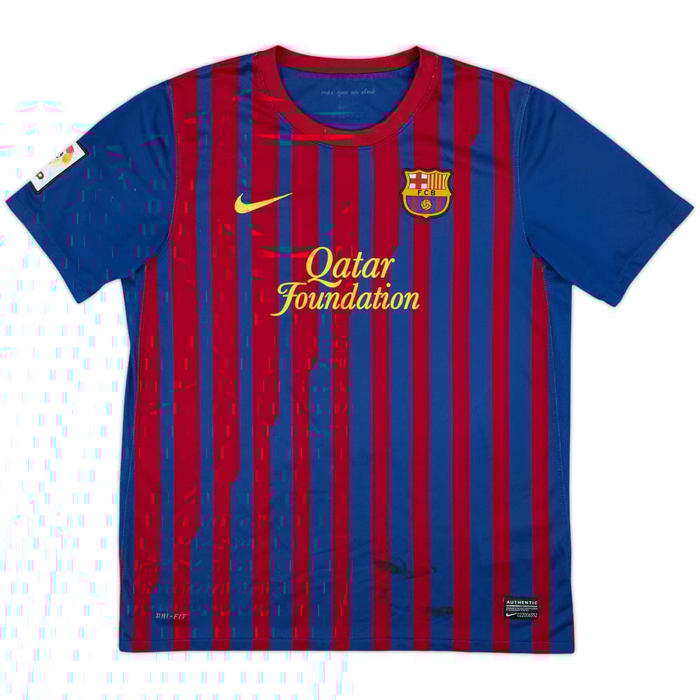 2011-12 Barcelona Home Shirt - 5/10 - (XL.Boys)