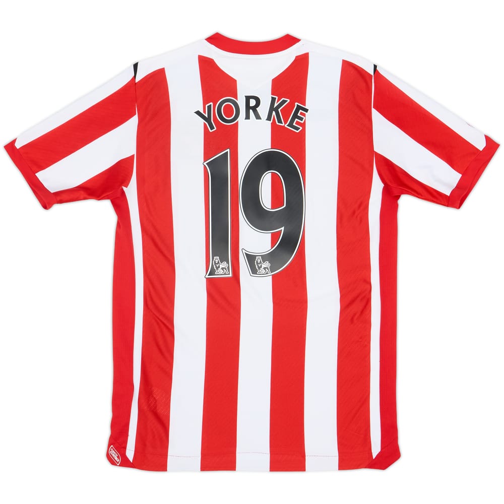 2008-09 Sunderland Home Shirt Yorke #19 - 8/10 - (M)