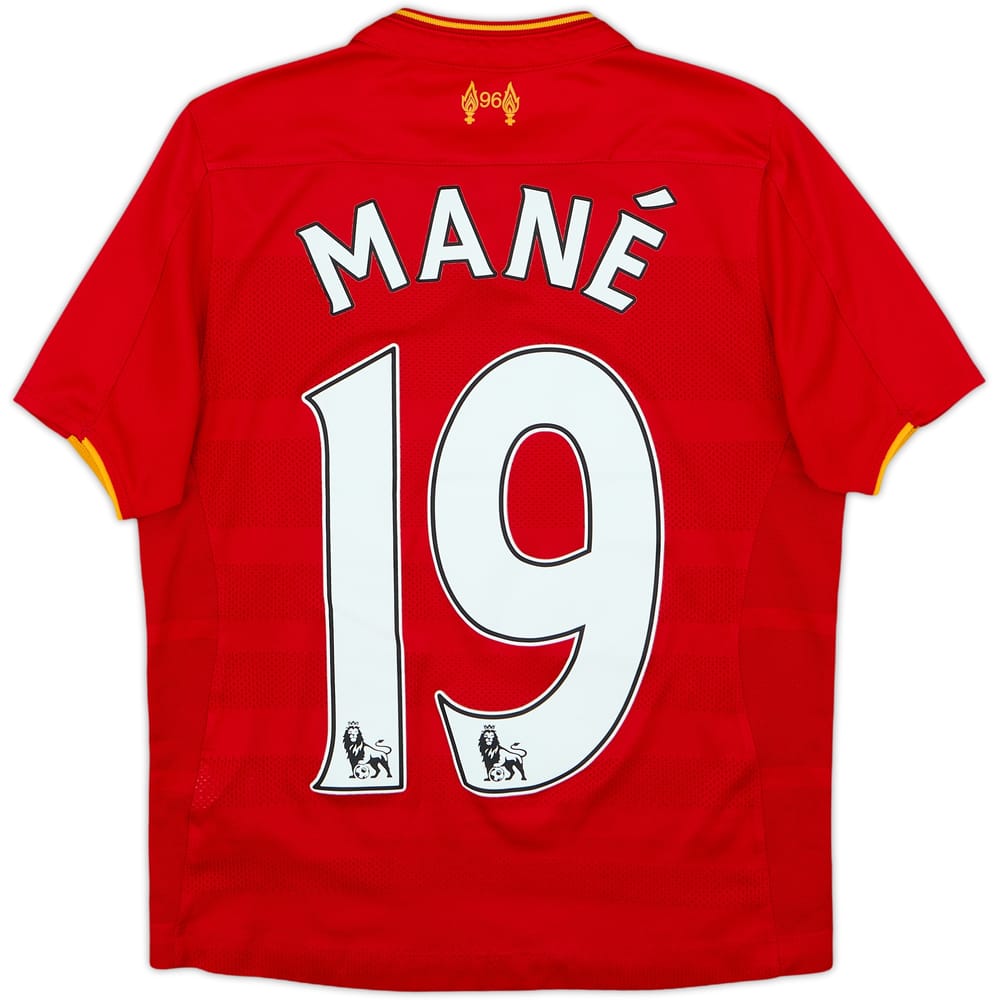 2016-17 Liverpool Home Shirt Mane #19 - 9/10 - (S.Boys)