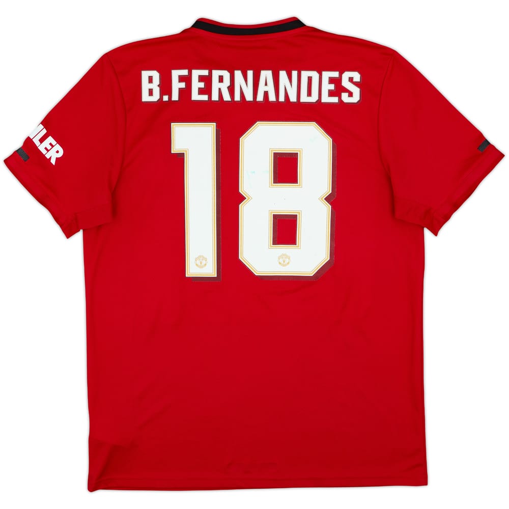 2019-20 Manchester United Home Shirt B.Fernandes #18 - 7/10 - (L)