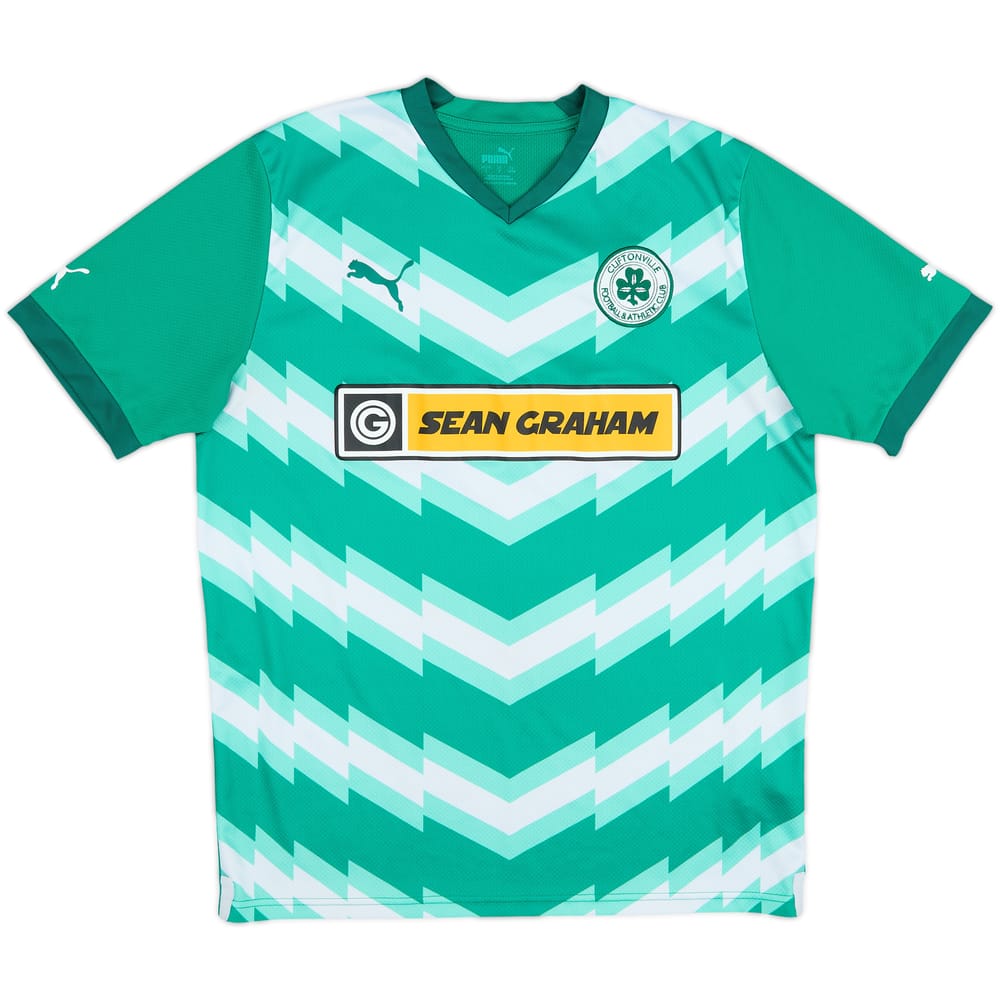 2022-24 Cliftonville Away Shirt - 8/10 - (L)