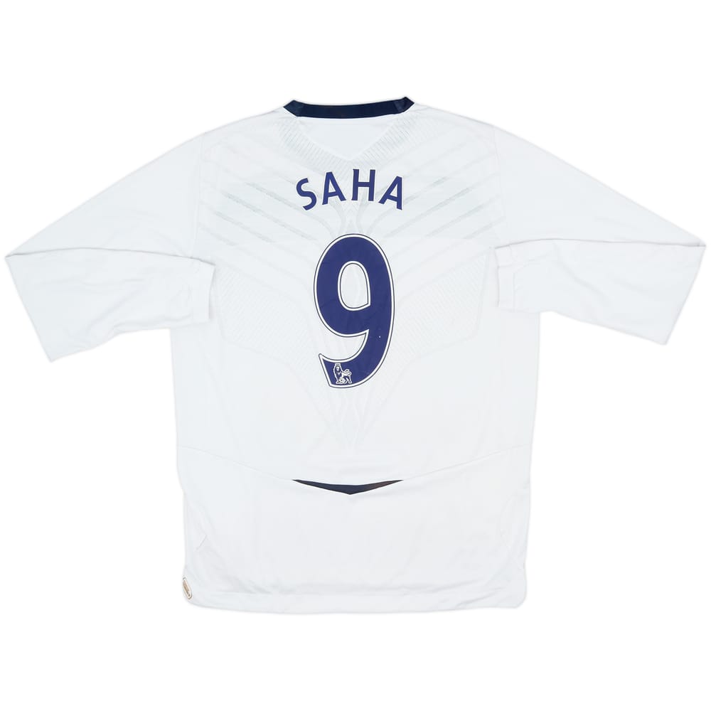 2008-09 Everton Away L/S Shirt Saha #9 - 6/10 - (L)