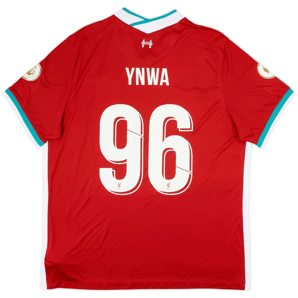 2020-21 Liverpool Home Shirt YNWA #96 - 9/10 - (XXL)
