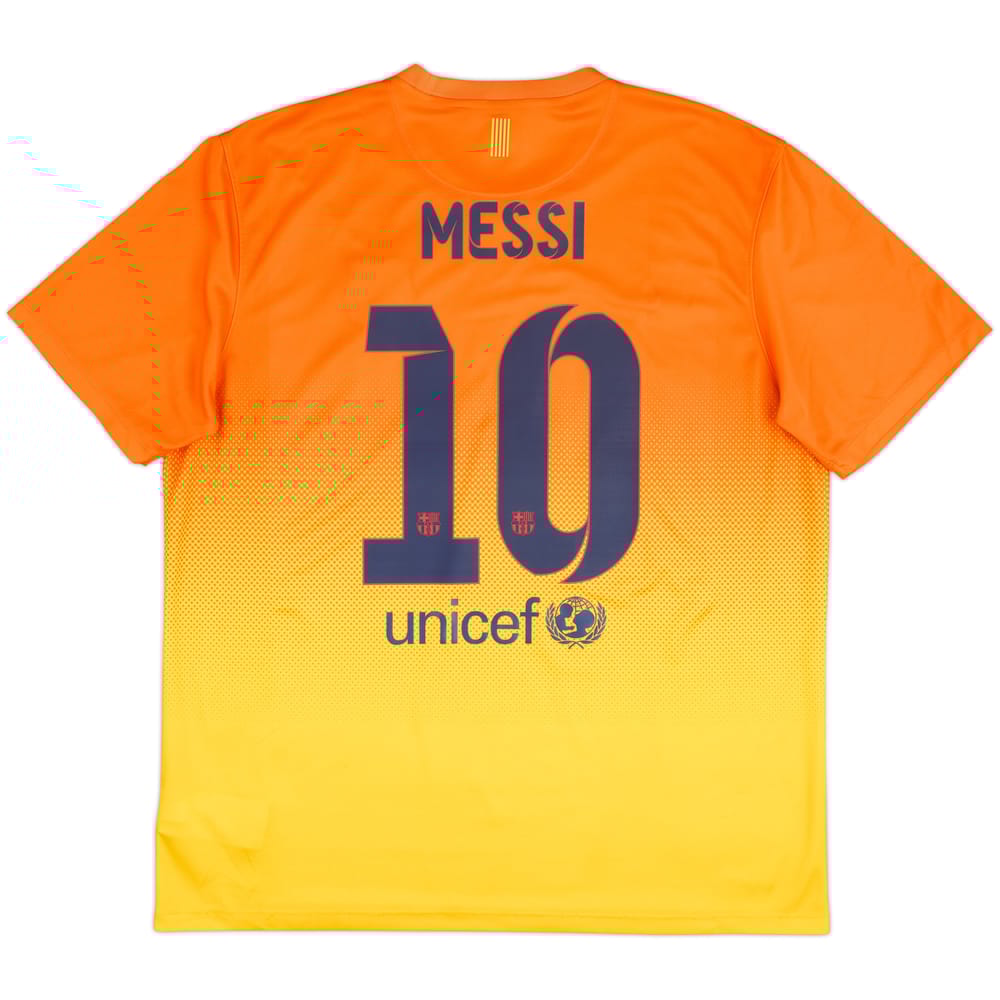 2012-13 Barcelona Basic Away Shirt Messi #10 - 8/10 - (XL)