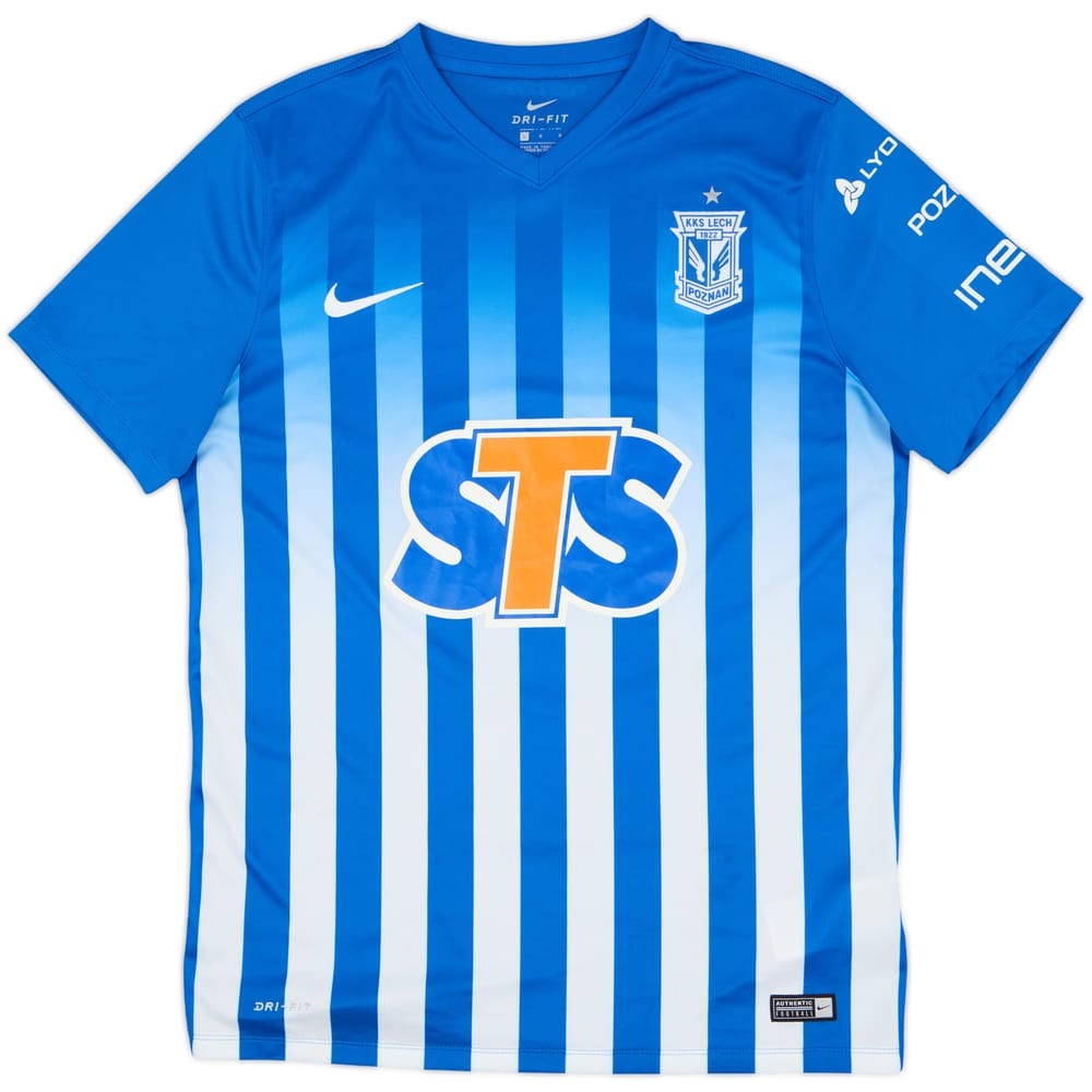 2016-17 Lech Poznan Home Shirt - 8/10 - (L)
