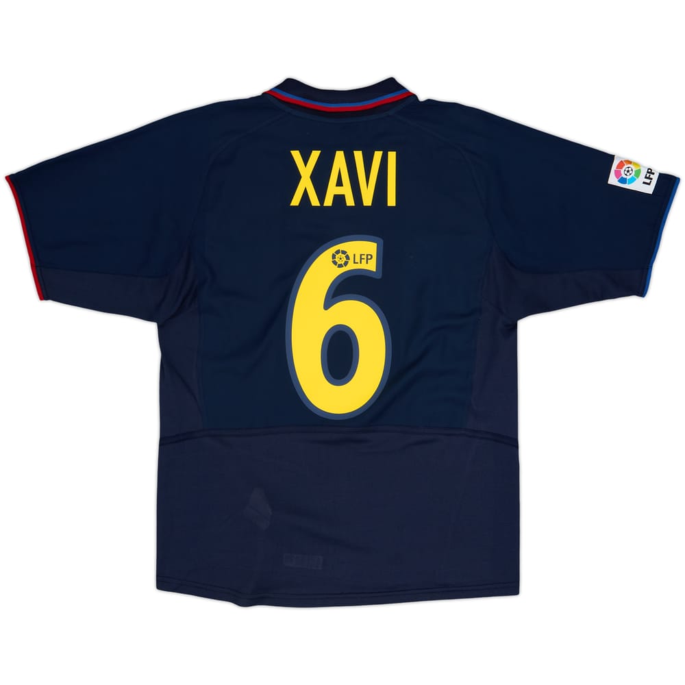 2002-03 Barcelona Away Shirt Xavi #6 - 8/10 - (S)