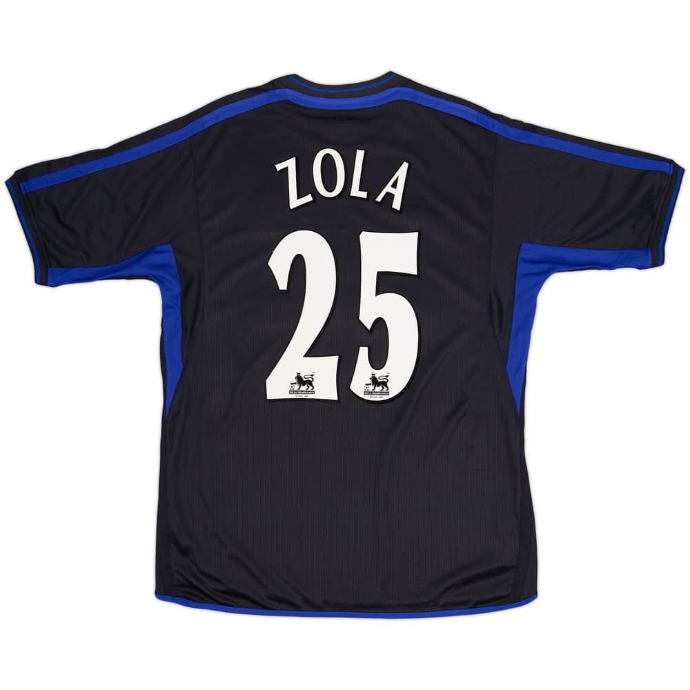 2002-04 Chelsea Away Shirt Zola #25 - 8/10 - (L)