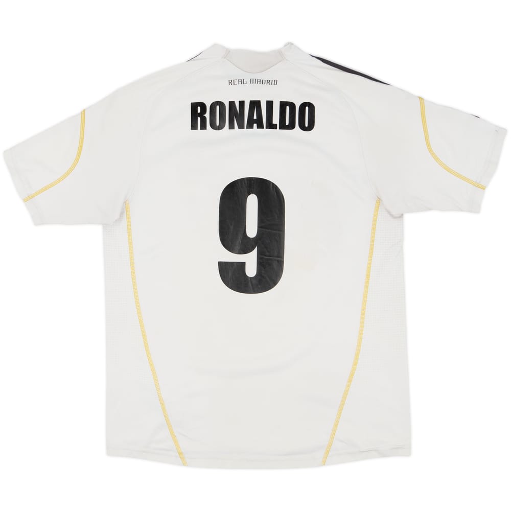 2009-10 Real Madrid Home Shirt Ronaldo #9 - 5/10 - (XL.Boys)