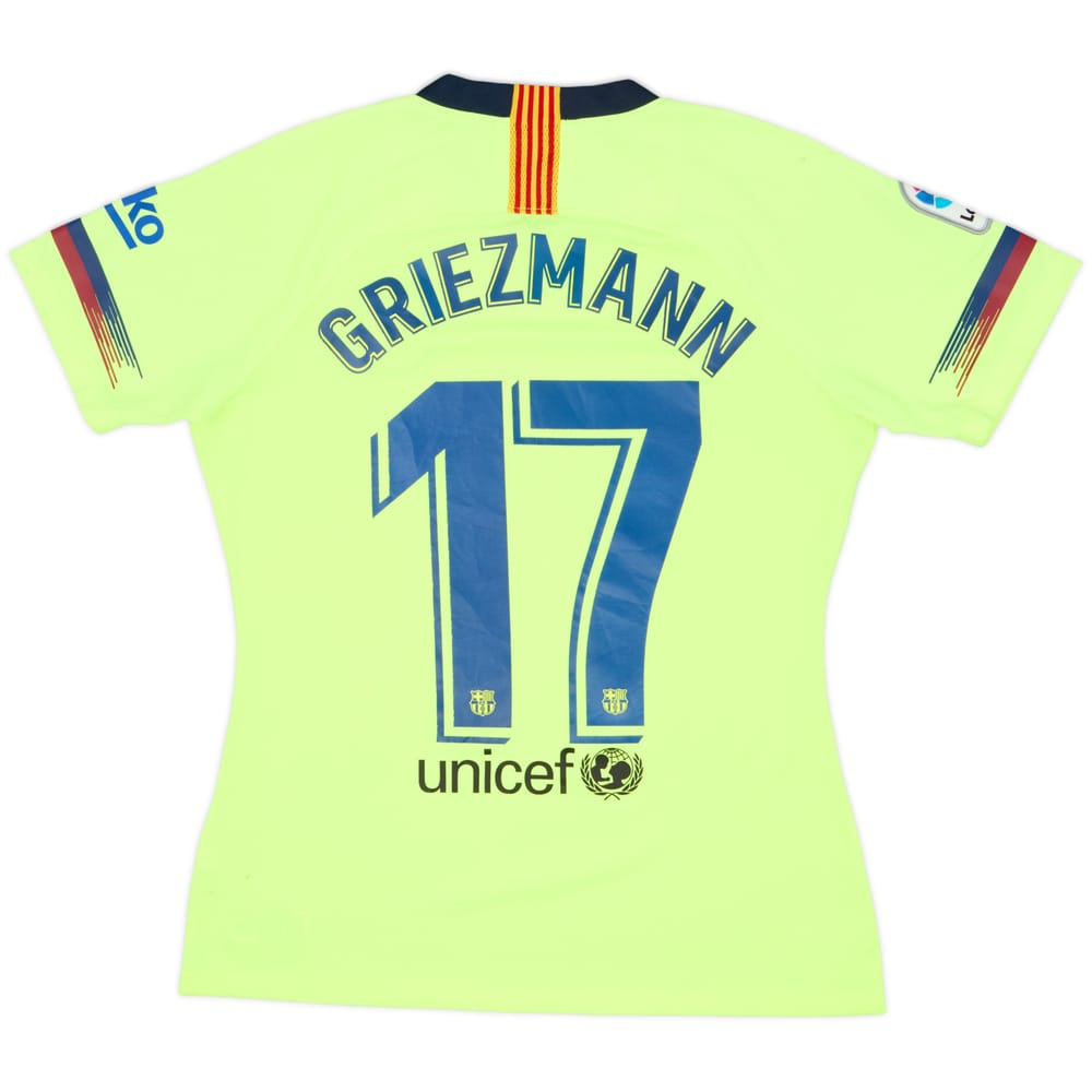 2018-19 Barcelona Away Shirt Griezmann #17 - 5/10 - (Women's M)