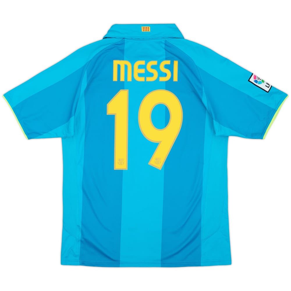 2007-09 Barcelona Away Shirt Messi #19 - 6/10 - (M)
