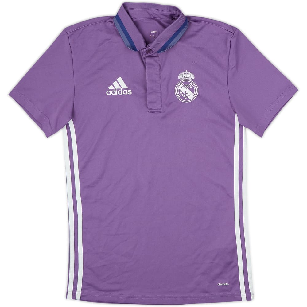 2016-17 Real Madrid adidas Polo Shirt - 8/10 - (L.Boys)