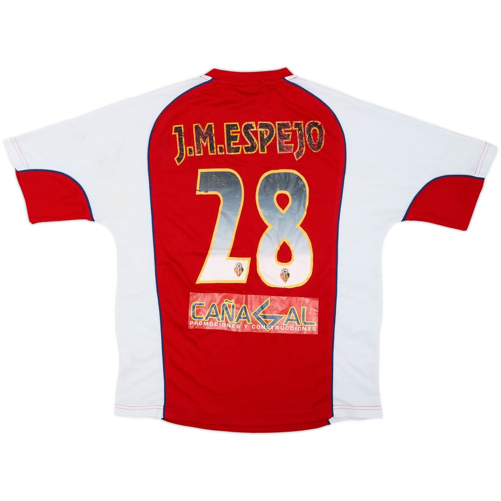 Camiseta de local de la Ciudad de Murcia 2004-05 J.M. Espejo #28 - 5/10 - (M)