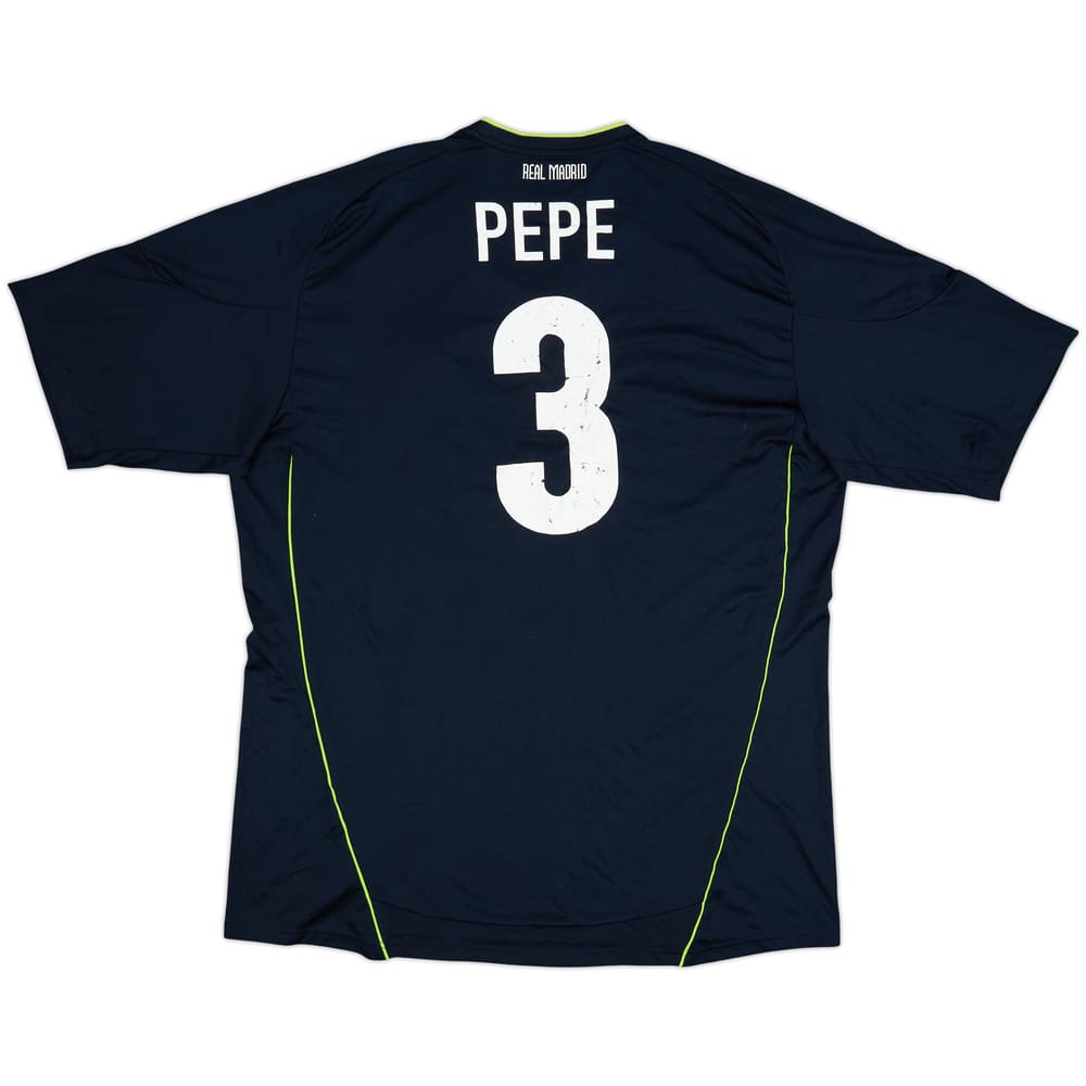 2010-11 Real Madrid Away Shirt Pepe #3 - 5/10 - (XXL)