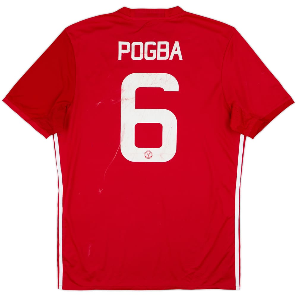2016-17 Manchester United 'EFL Cup Final' Home Shirt Pogba #6 - 6/10 - (L)