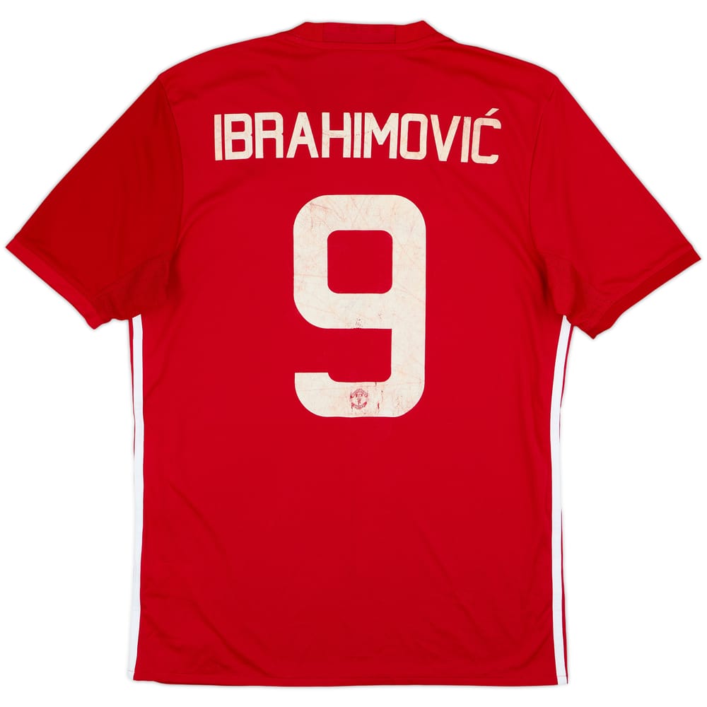 2016-17 Manchester United Home Shirt Ibrahimovic #9 - 5/10 - (M)