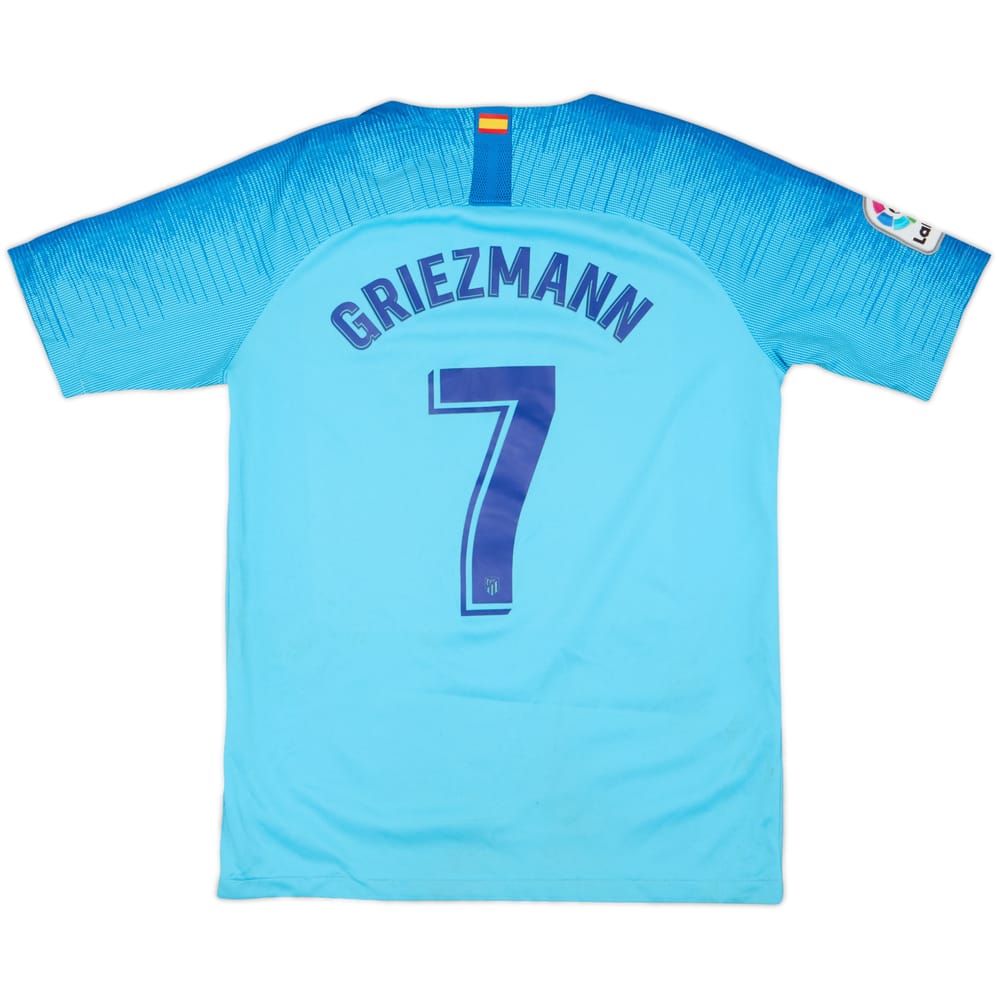 2018-19 Atletico Madrid Away Shirt Griezmann #7 - 5/10 - (XL.Boys)