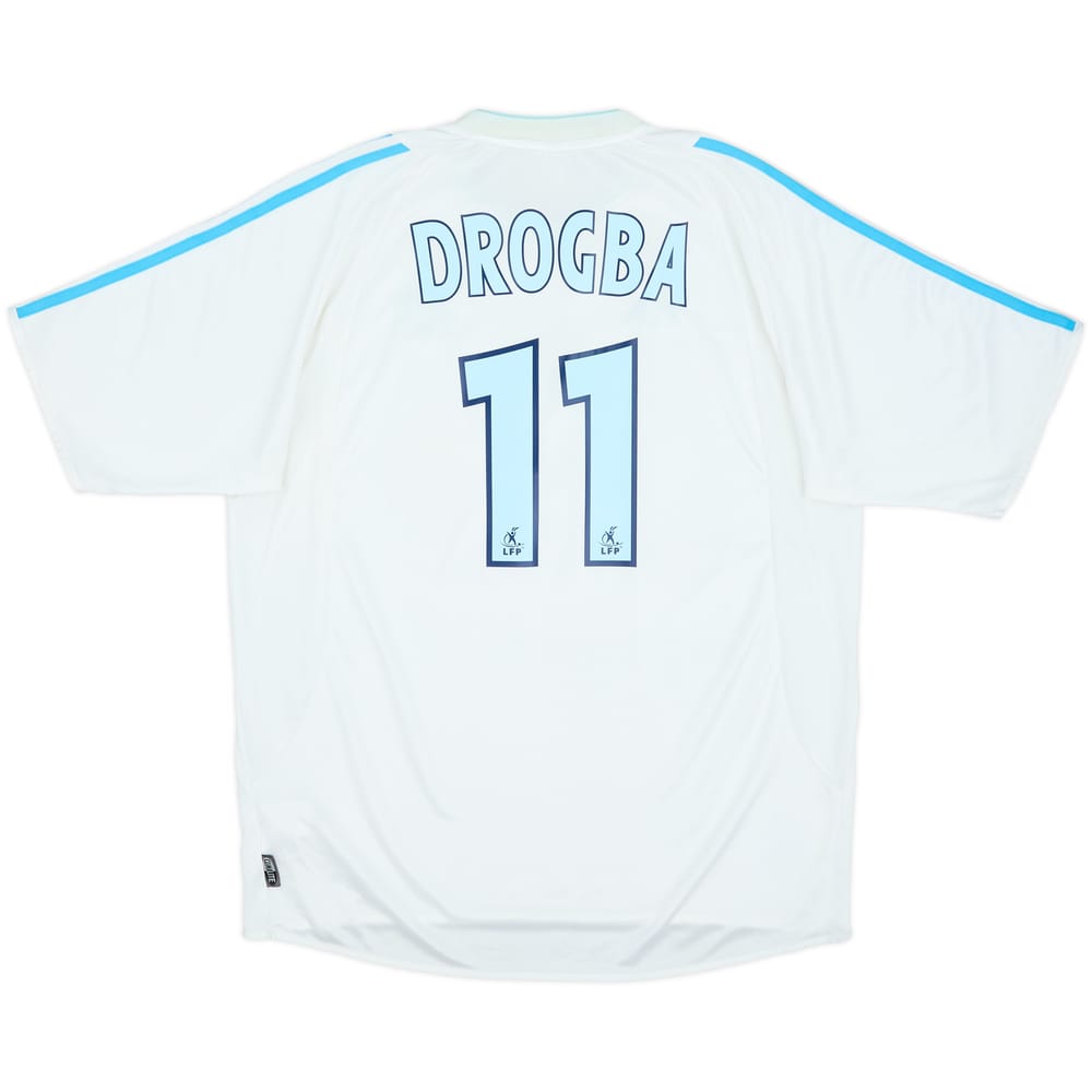 2003-04 Olympique Marseille Home Shirt Drogba #11 - 6/10 - (L)