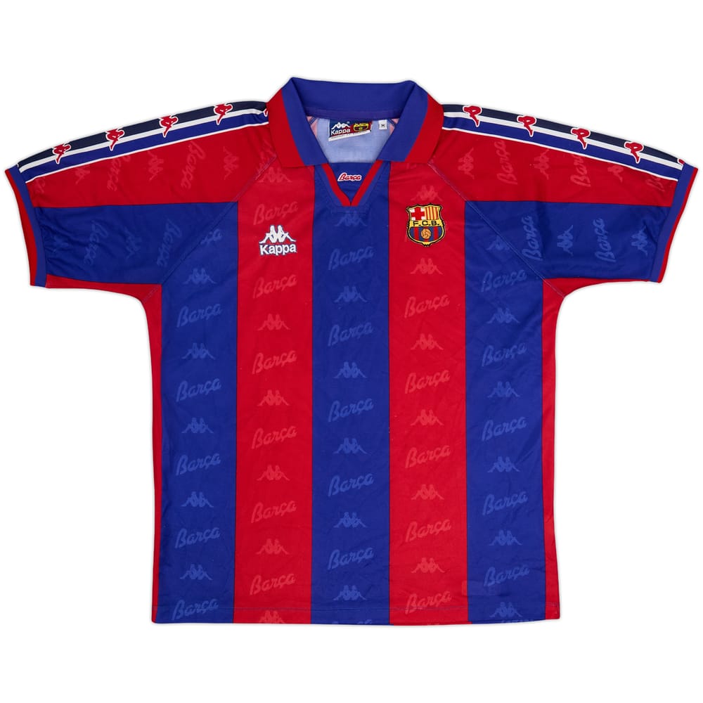 1995-97 Barcelona Home Shirt - 8/10 - (M)