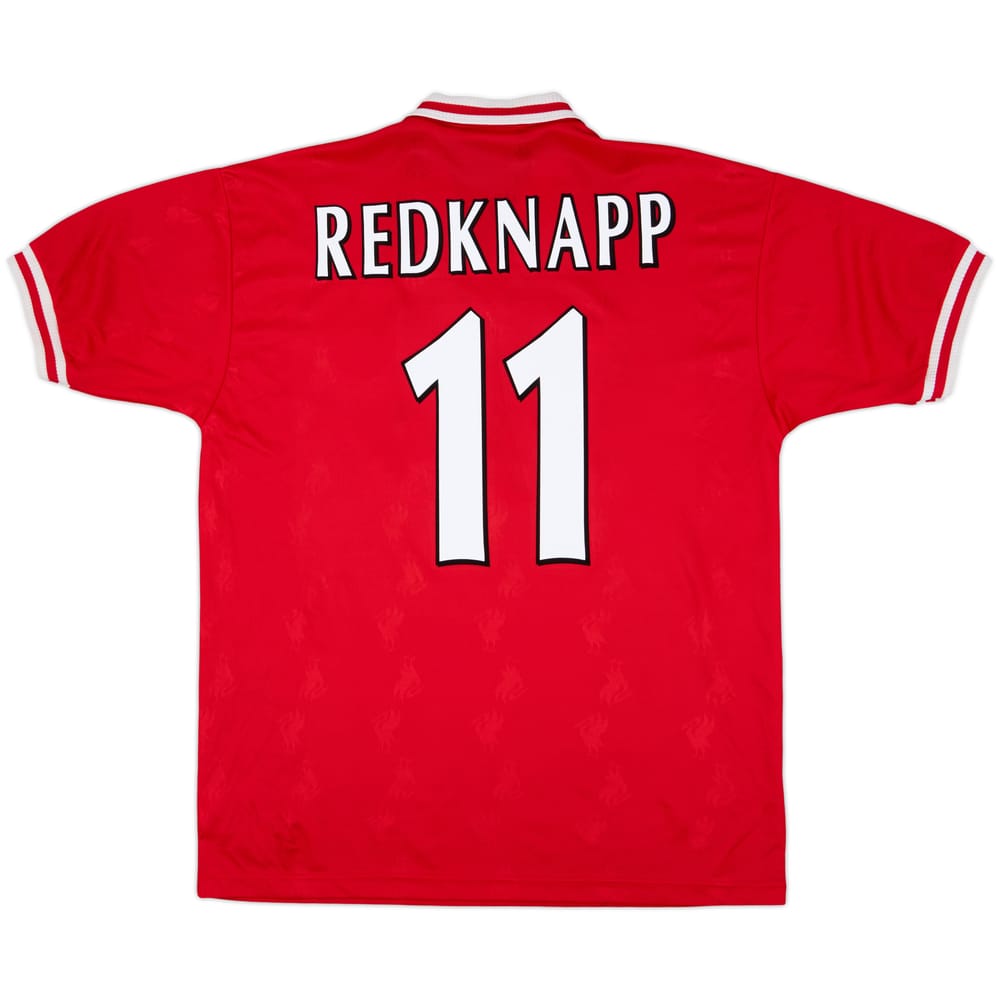 1996-98 Liverpool Home Shirt Redknapp #11 - 7/10 - (L)