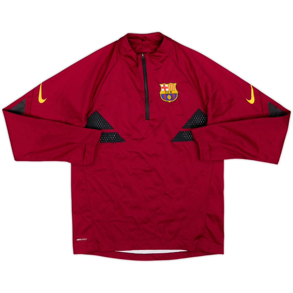 2020-21 Barcelona Nike 1/4 Zip Drill Top - 8/10 - (S.Boys)