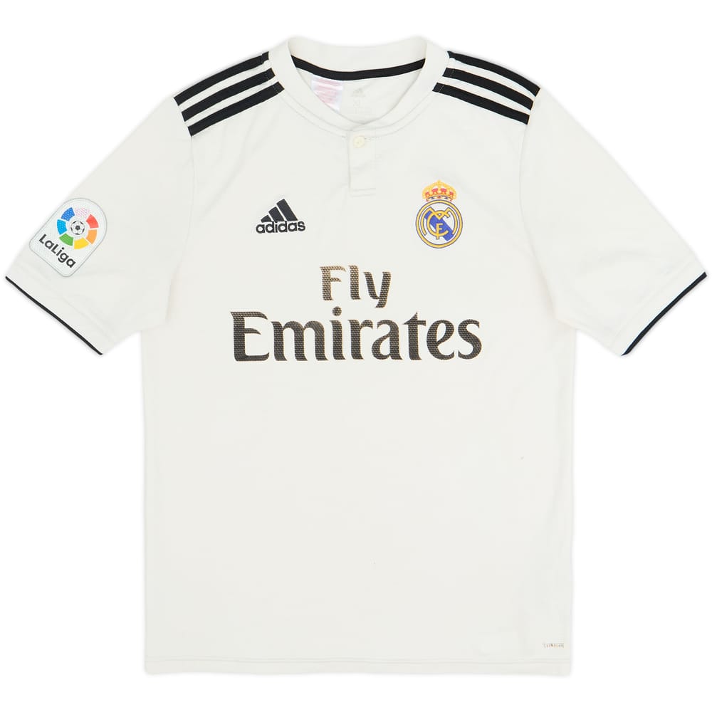 2018-19 Real Madrid Maillot domicile - 5/10 - (XL.Boys)