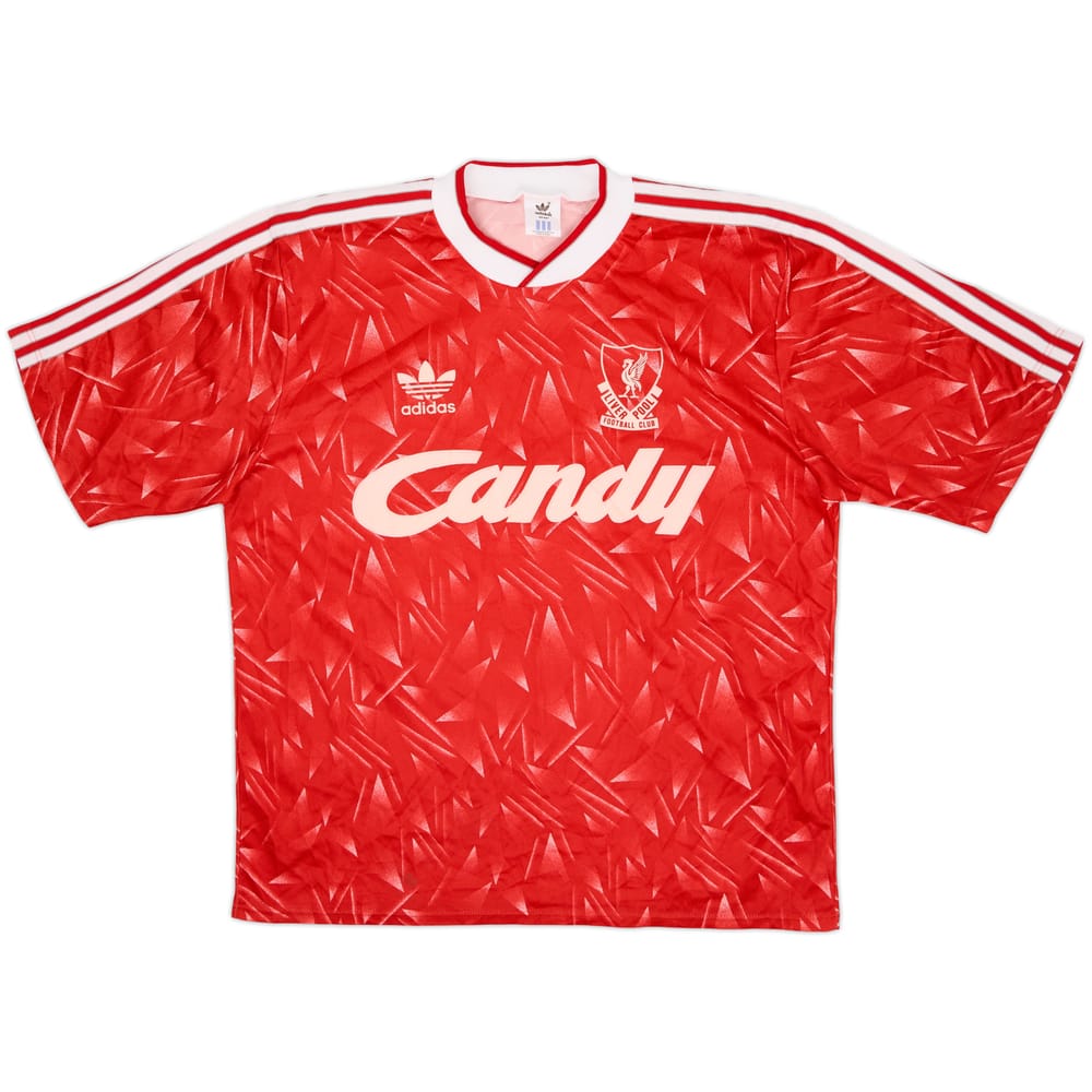 1989-91 Liverpool Home Shirt - 6/10 - (L)