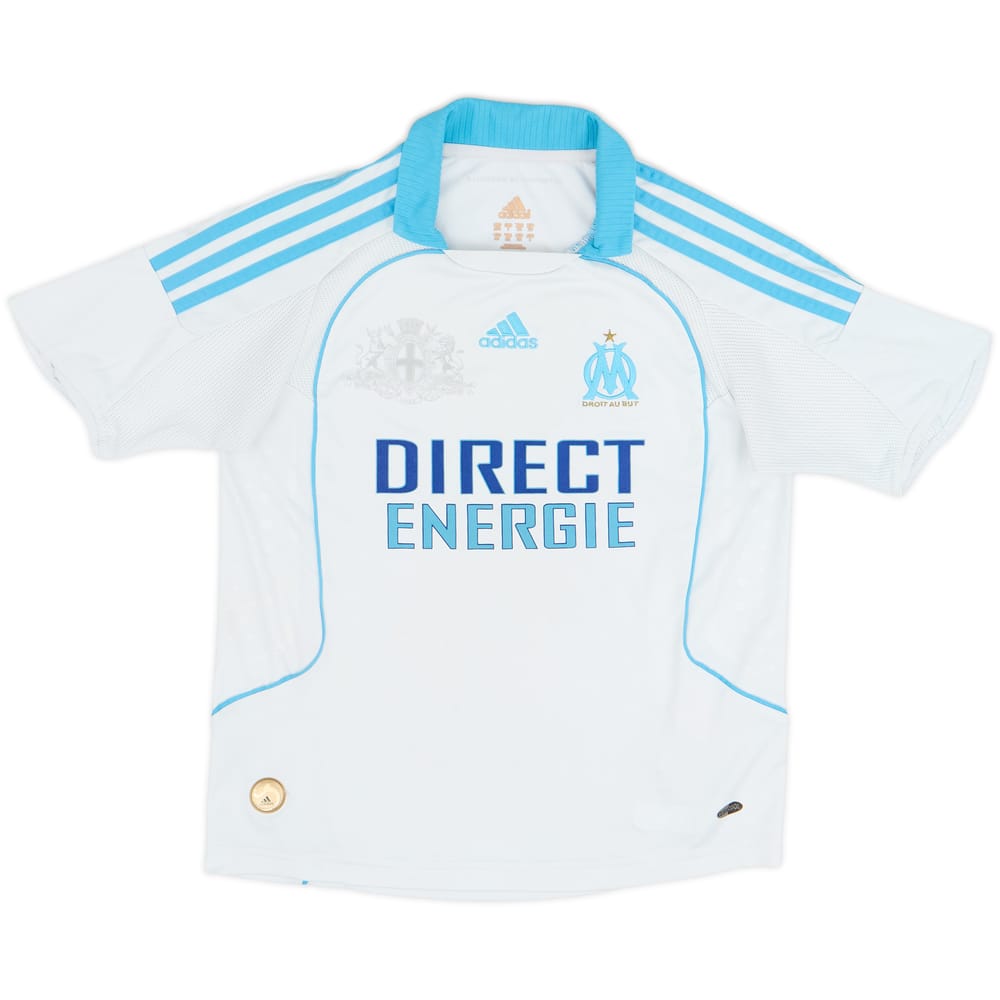 2008-09 Olympique Marseille Home Shirt - 6/10 - (S.Boys)