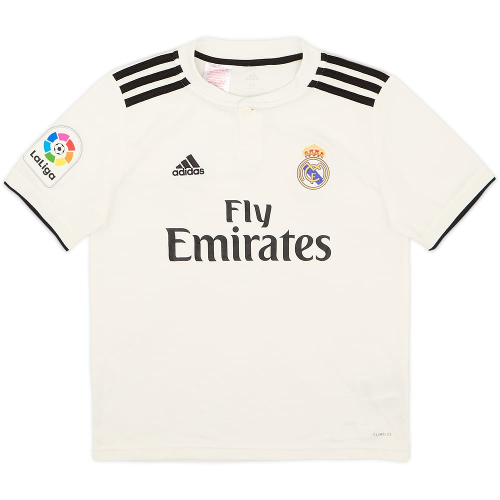 2018-19 Real Madrid Home Shirt - 5/10 - (M.Boys)
