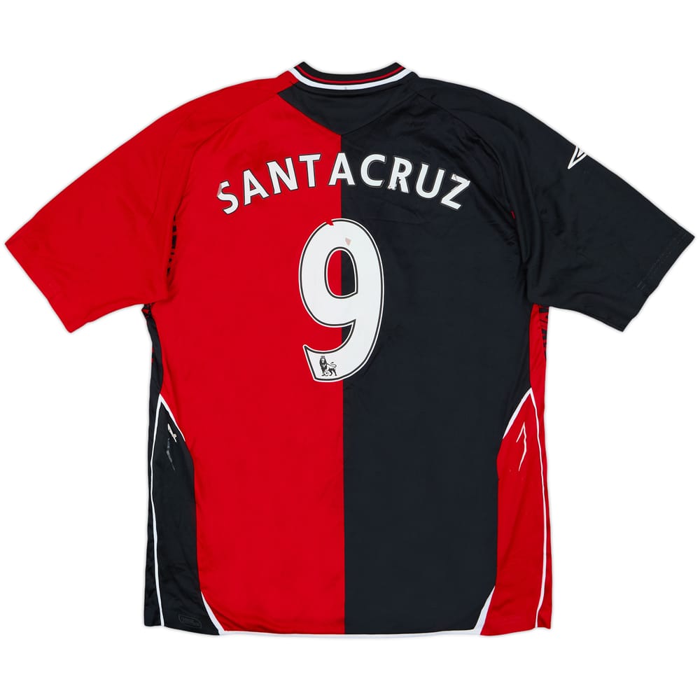 2007-08 Blackburn Away Shirt Santa Cruz #9 - 5/10 - (XL)