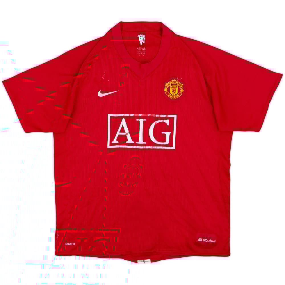 2007-09 Manchester United Home Shirt Ronaldo #7 - 4/10 - (L)