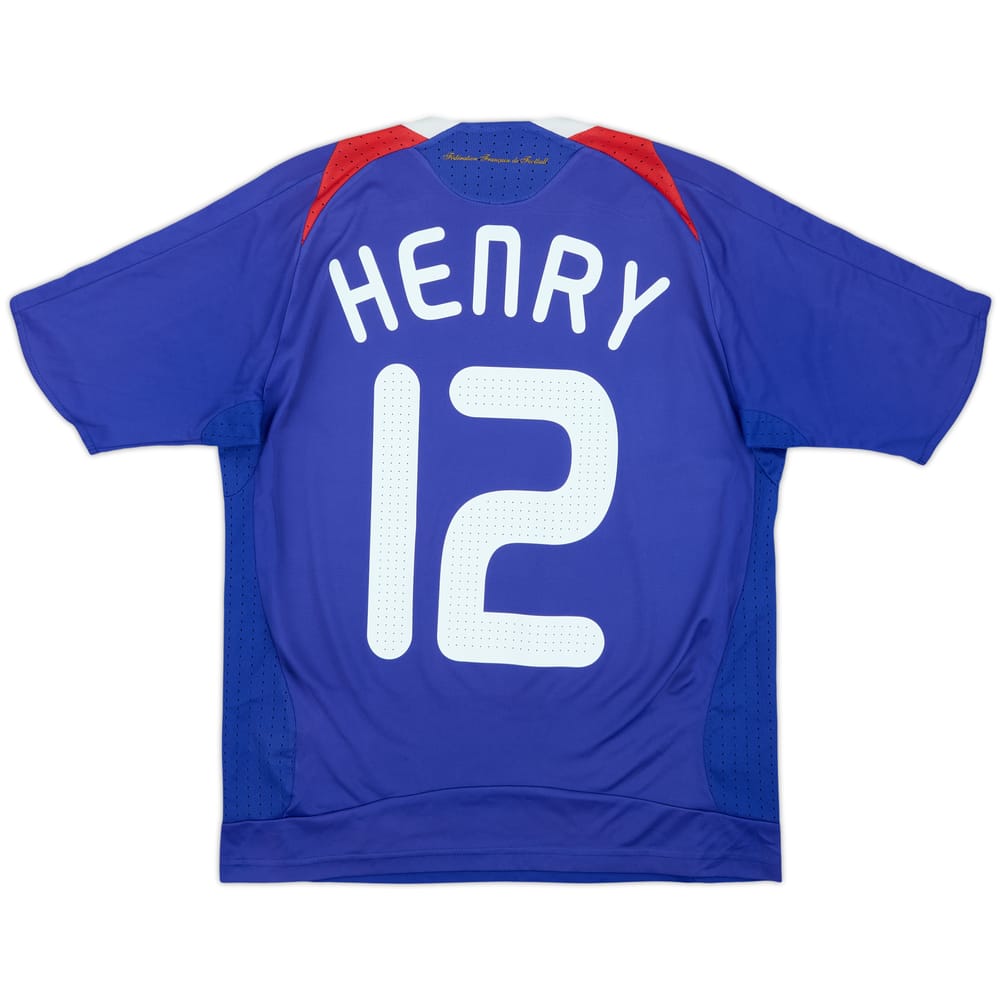 2007-08 France Home Shirt Henry #12 - 8/10 - (XL.Boys)