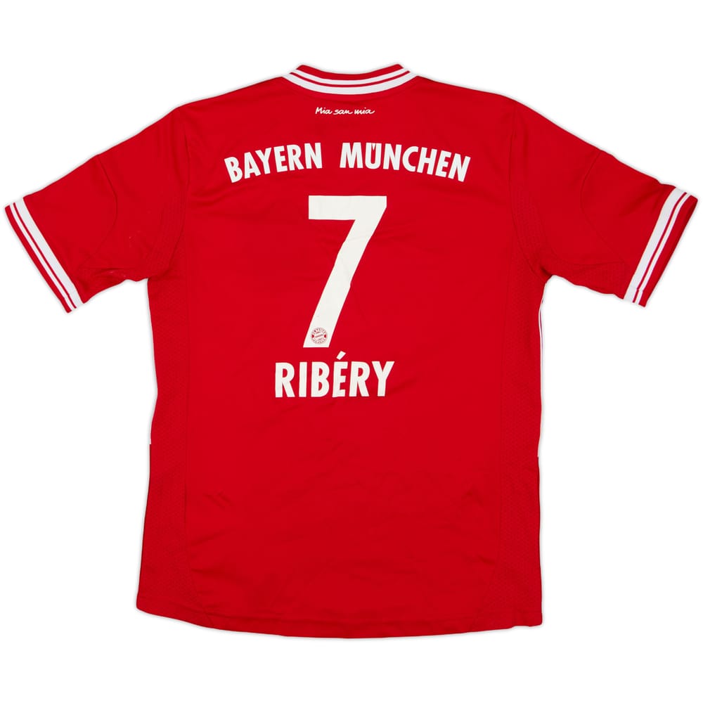 2013-14 Bayern Munich Home Shirt Ribery #7 - 7/10 - (M.Boys)