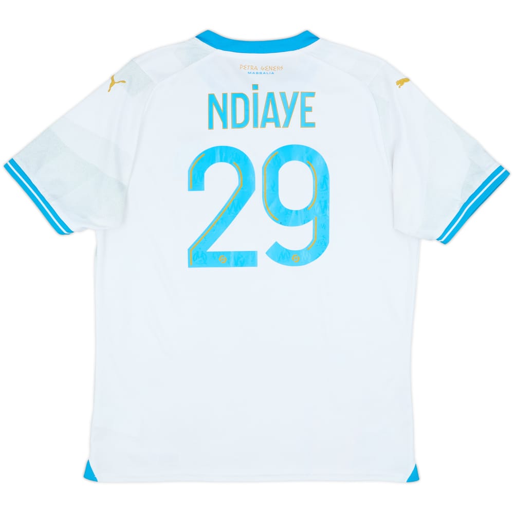 2023-24 Olympique Marseille Home Shirt Ndiaye #29 - 8/10 - (L)