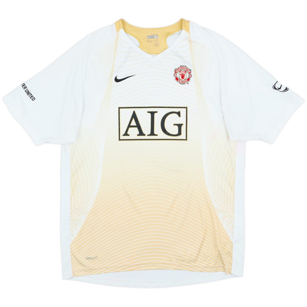 2007-08 Manchester United Nike Training Shirt - 9/10 - (XL.Boys)