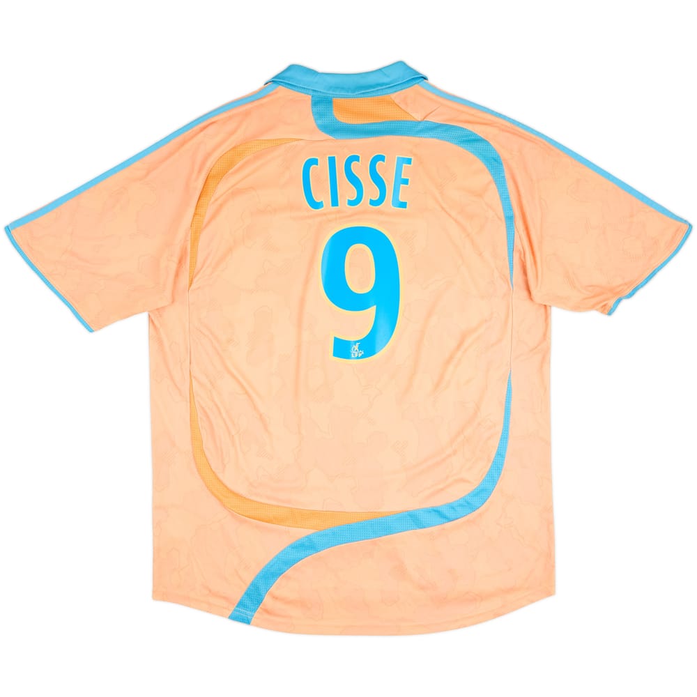 2007-08 Olympique Marseille Third Shirt Cisse #9 - 6/10 - (XL)