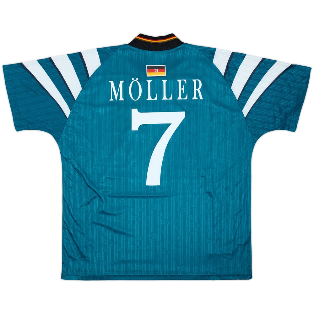 1996-98 Germany Away Shirt Moller #7 - 8/10 - (XL)