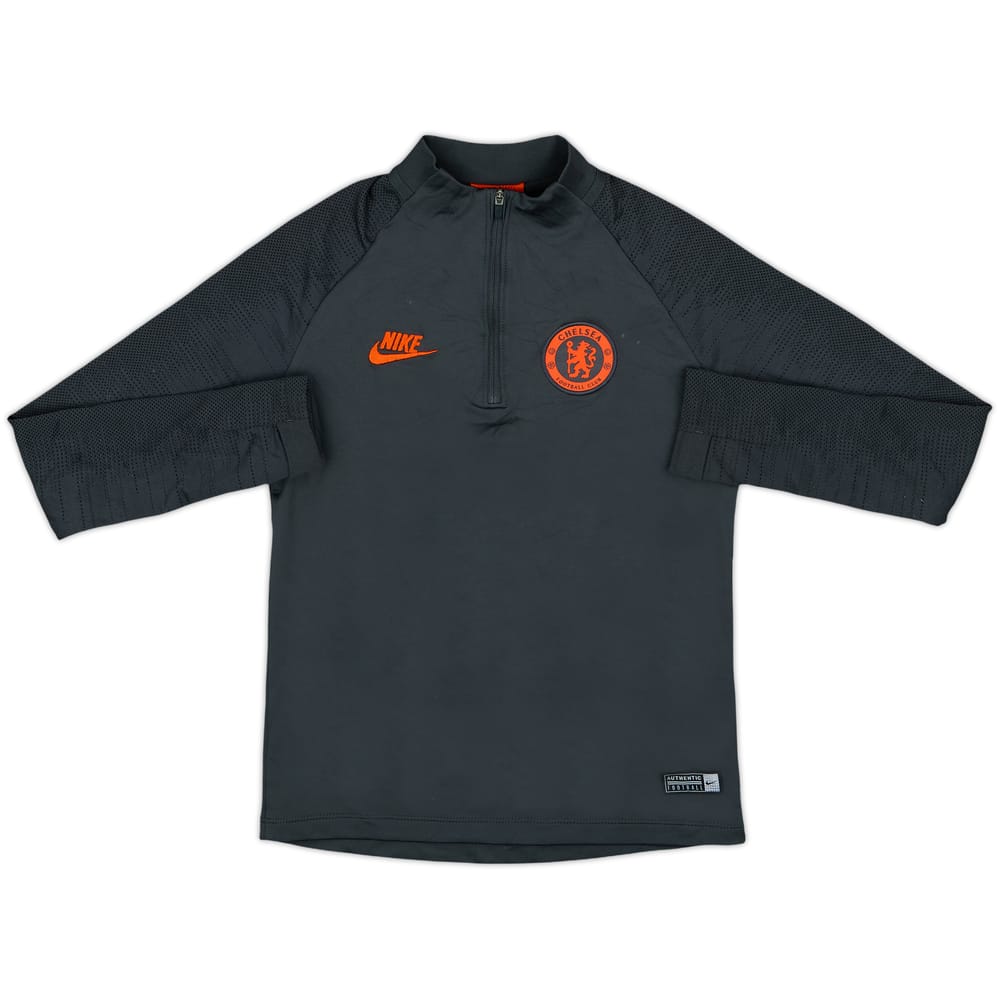 2019-20 Chelsea Nike 1/4 Zip Drill Top - 8/10 - (S.Boys)