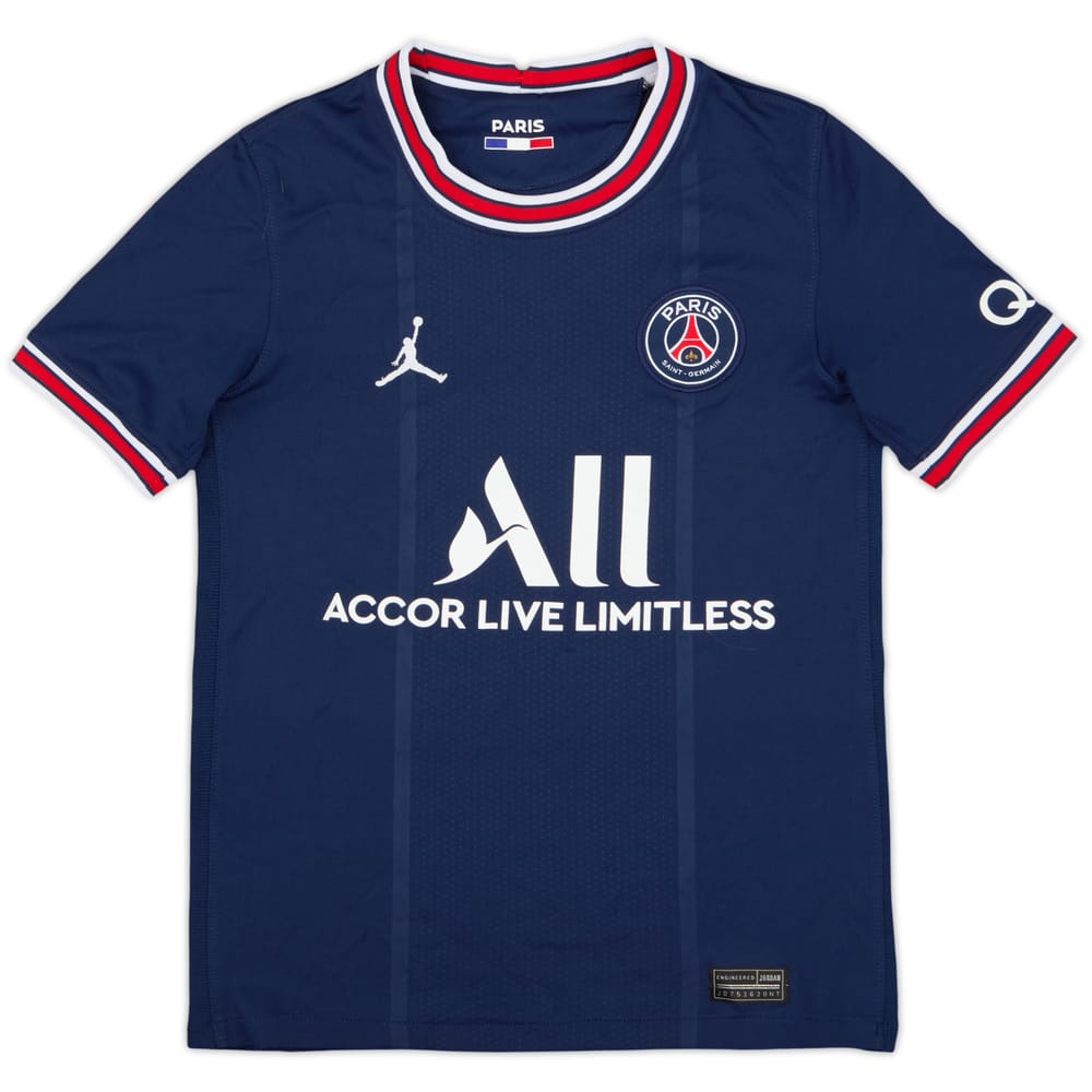2021-22 Paris Saint-Germain Home Shirt - 8/10 - (S.Boys)