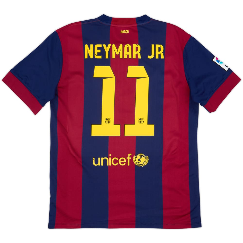 2014-15 Barcelona Home Shirt Neymar Jr #11 - 5/10 - (L)