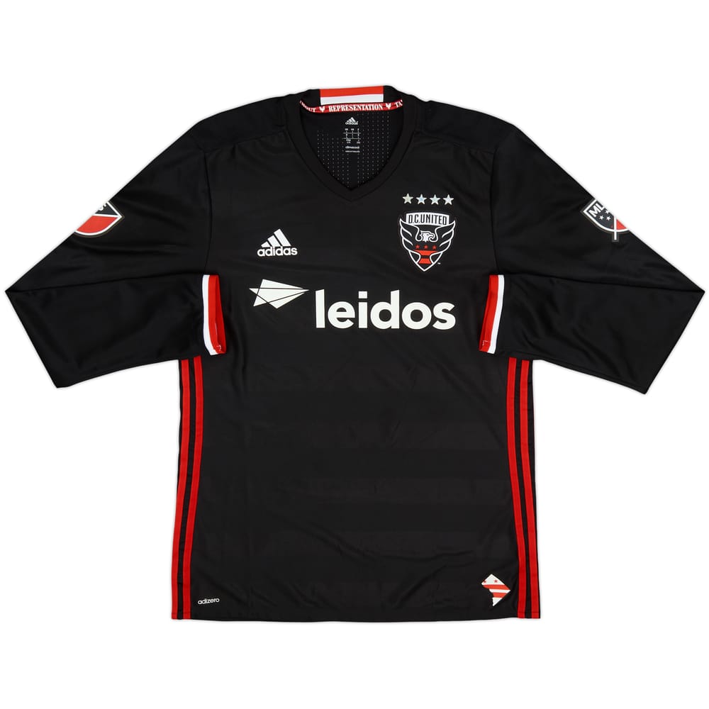 2016 DC United Authentic Home L/S Shirt - 9/10 - (L)