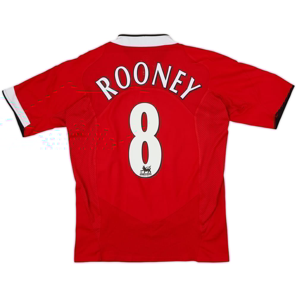 2004-06 Manchester United Home Shirt Rooney #8 - 8/10 - (S)