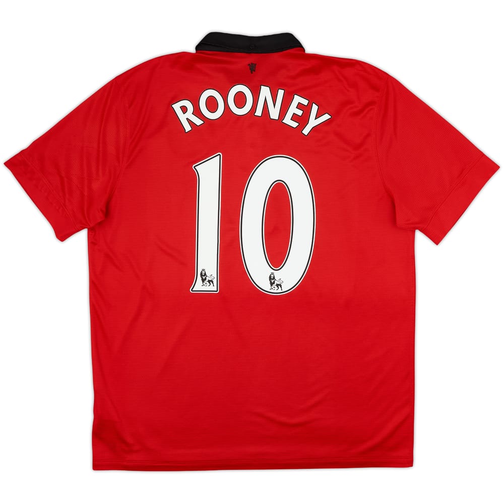 2013-14 Manchester United Home Shirt Rooney #10 - 6/10 - (XL)