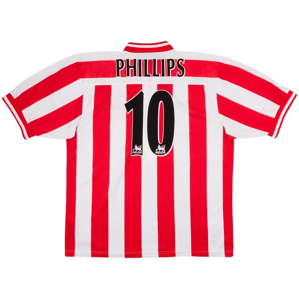 1999-00 Sunderland Home Shirt Phillips #10 - 8/10 - (XL)