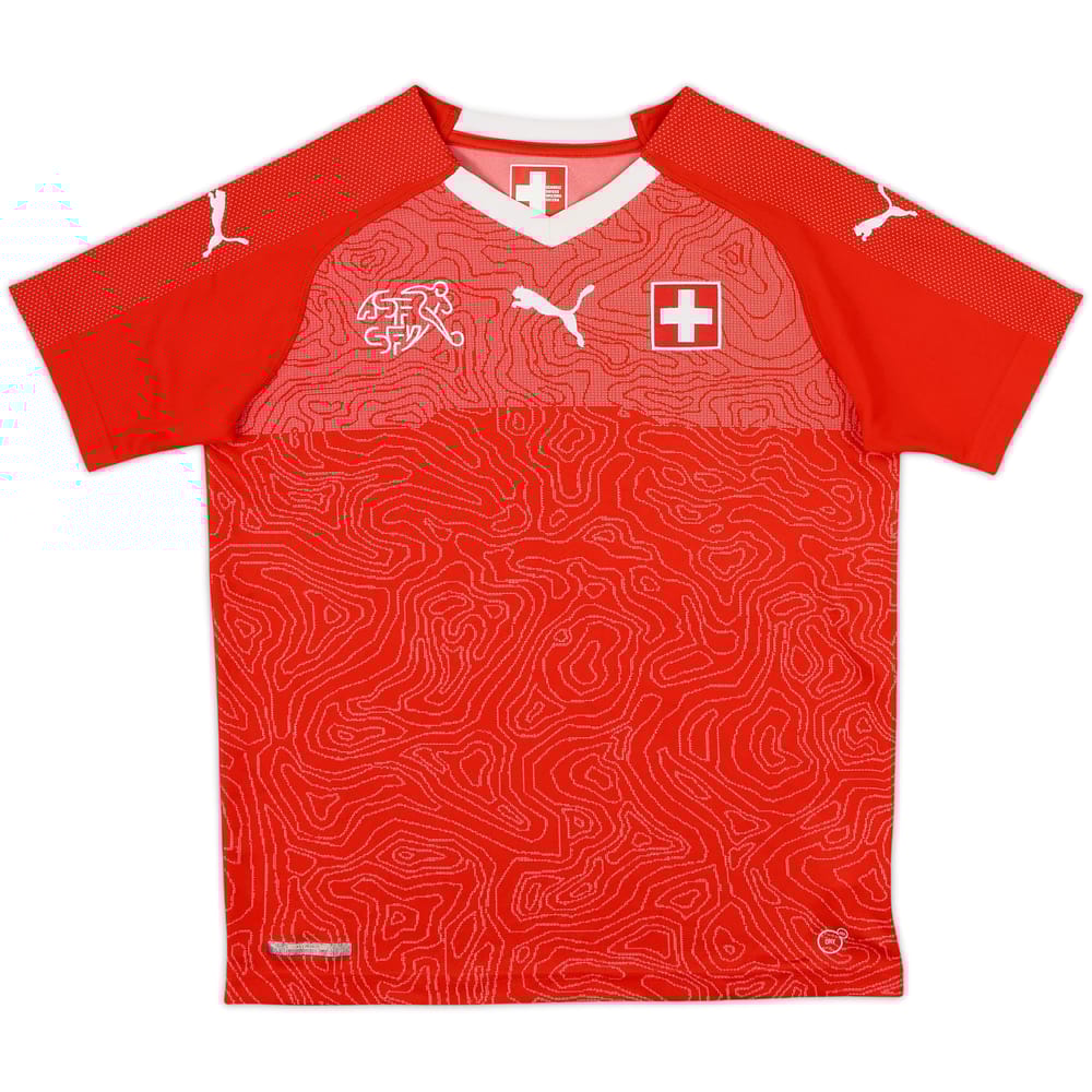 2018-20 Switzerland Home Shirt - 9/10 - (L.Boys)